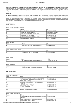 portaria n&ordm; 365/bm1/2015 - SAD
