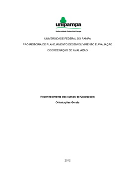Reconhecimento dos Cursos de Gradua&ccedil;&atilde;o - Pr&oacute;