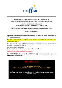 MATRÍCULA