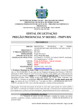 EDITAL PP 003_2012 - TRANSPORTE DE ALUNOS