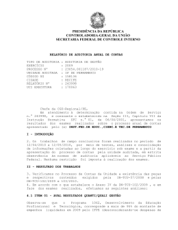 presid&ecirc;ncia da rep&uacute;blica controladoria