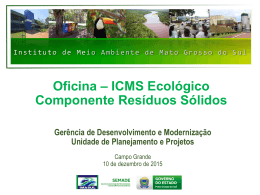 Resolução ICMS Ecológico