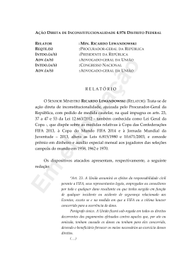 &iacute;ntegra do voto do relator