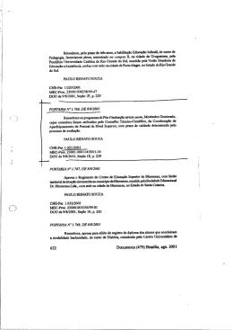 Portaria 1766, de 08 de agosto de 2001