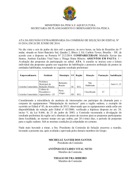 Leia mais - Minist&eacute;rio da Pesca e Aquicultura
