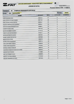Edifica&ccedil;&otilde;es - Instituto Federal de S&atilde;o Paulo &ndash; Campus Presidente