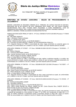 Di&aacute;rio da Justi&ccedil;a Militar Eletr&ocirc;nico