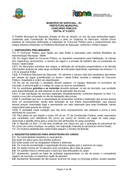 Documenta&ccedil;&atilde;o do Concurso