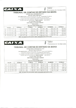 Clique aqui para ver a tabela de empréstimos consigandos