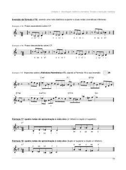 71 Invers&atilde;o da f&oacute;rmula n&deg;16, usando uma nota