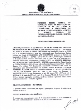 Termo Aditivo 012015 ao CT N&ordm; 0042013