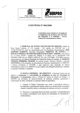 Serpro - Tribunal de Justiça de Sergipe