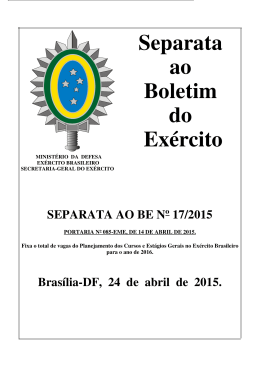 separata ao be n&ordm; 17/2015 - Secretaria