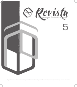resumos dos Artigos - Secretaria Regional Educa&ccedil;&atilde;o Recursos