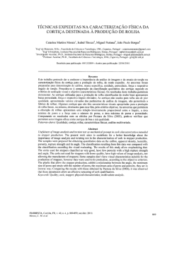 t&eacute;cnicas expeditas na caracteriza&ccedil;&atilde;o f&iacute;sica da corti&ccedil;a destinada a