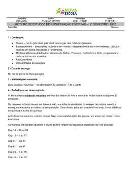 Qu&iacute;mica - Nova Escola