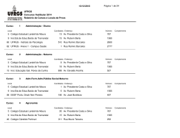 Locais de Prova UFRGS 2014