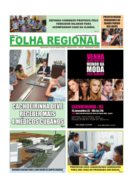 vers&atilde;o em PDF - Jornal Folha Regional