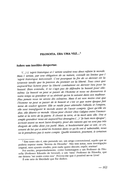 FILOSOFIA. ERA UMA VEZ...1