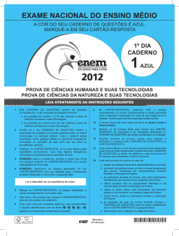 EXAME NACIONAL DO ENSINO M&Eacute;DIO