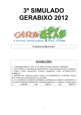 3º simulado gerabixo 2012 caderno de