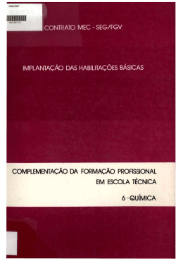 Irnplanta&ccedil;&atilde;o das Habilita&ccedil;&otilde;es B&aacute;sicas Complementa&ccedil;&atilde;o da