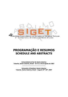 Caderno de Resumos - Programa de Pós