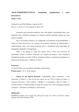Programa&ccedil;&atilde;o - Funda&ccedil;&atilde;o Casa de Rui Barbosa