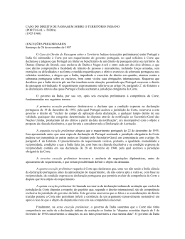 Direito de Passagem Sobre o Territ&oacute;rio Indiano