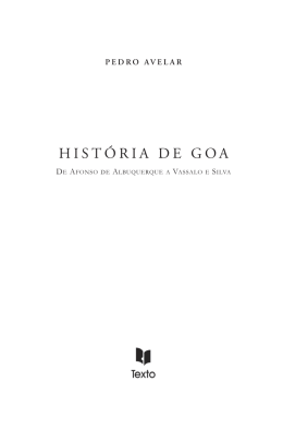 HISTÓRIA DE GOA