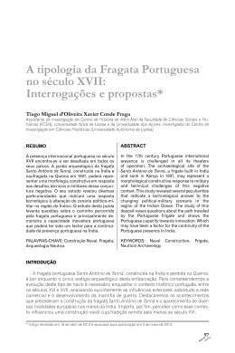 A tipologia da Fragata Portuguesa no século
