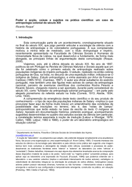 Poder e ac&ccedil;&atilde;o, coisas e sujeitos na pr&aacute;tica cient&iacute;fica: um caso