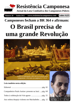 O Brasil precisa de uma grande Revolução