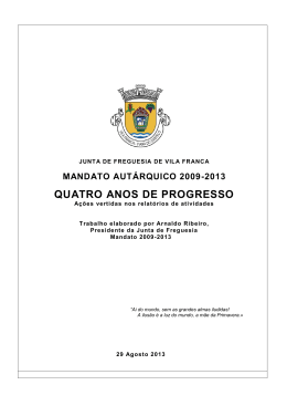 Presidente da Junta de Freguesia de Vila Franca