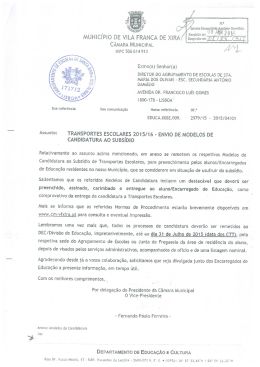 Transportes escolares Vila Franca de Xira