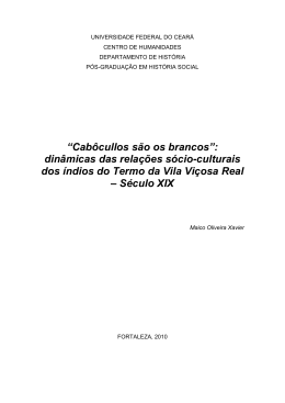 S&eacute;culo XIX - Universidade Federal do Cear&aacute;