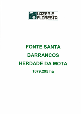HERDADE DA MOTA - lazer e floresta sa