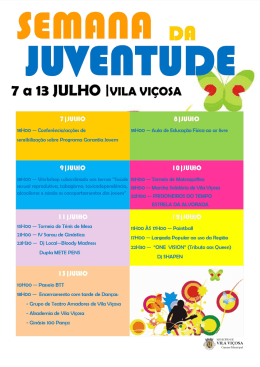 Veja aqui a programação!