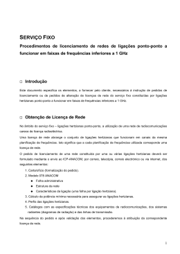 Servi&ccedil;o Fixo: Procedimentos de licenciamento de redes