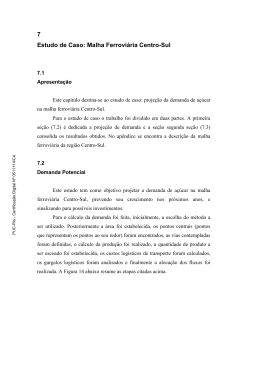 7 Estudo de Caso: Malha Ferrovi&aacute;ria Centro-Sul - Maxwell - PUC-Rio