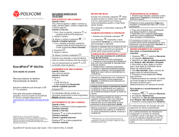 SoundPoint IP 330/320 Quick User Guide