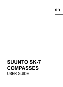 SUUNTO SK-7 COMPASSES