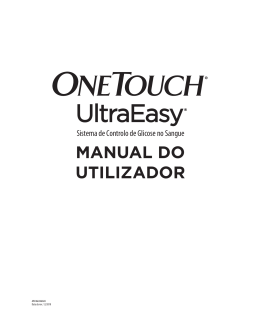 OneTouch® UltraEasy® User Guide Portugal Portuguese