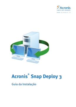 Acronis Snap Deploy User Guide