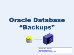 Oracle Database Backups