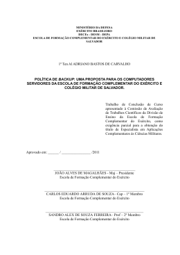 1&ordm; Ten Al ADRIANO BASTOS DE CARVALHO POL&Iacute;TICA