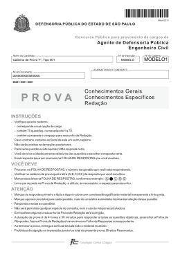 Prova - Calcule Mais