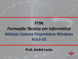 FTIN - Sistema opera..