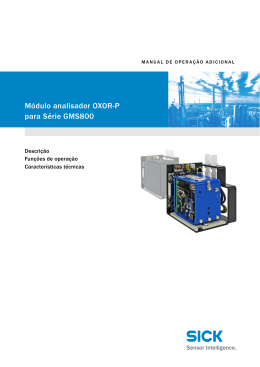 Módulo analisador OXOR-P para Série GMS800