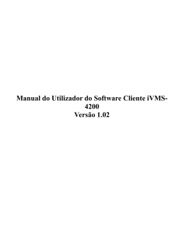 iVMS-4200 Client Software User Manual